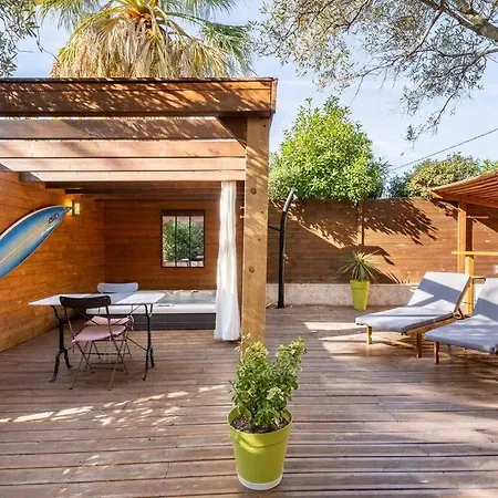 Studio Jacuzzi Prive A 8 Min A Pied De La Plage شقة